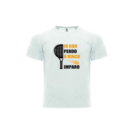 T-shirt - "Io non perdo o vinco, imparo"