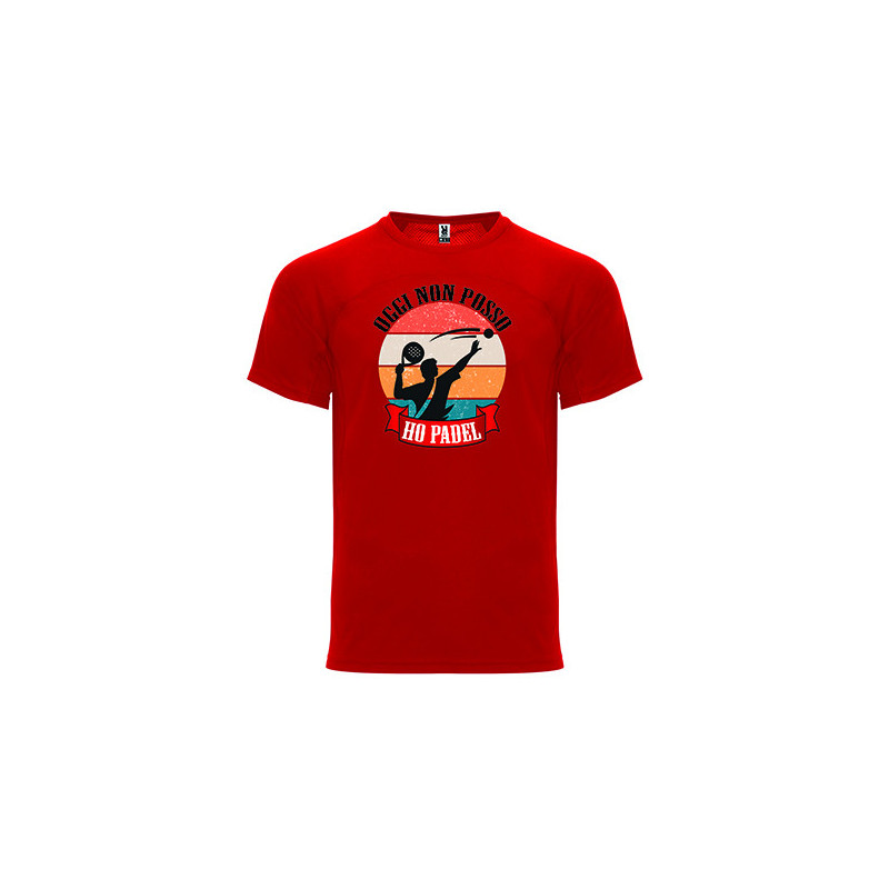 T-shirt - "Oggi non posso, ho padel"