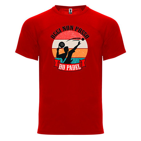 T-shirt - "Oggi non posso, ho padel"