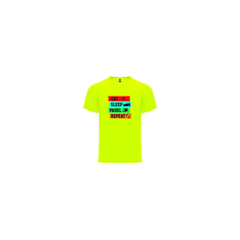 T-shirt - "Eat Sleep Padel Repeat"