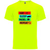 T-shirt - "Eat Sleep Padel Repeat"