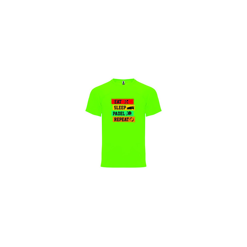 T-shirt - "Eat Sleep Padel Repeat"