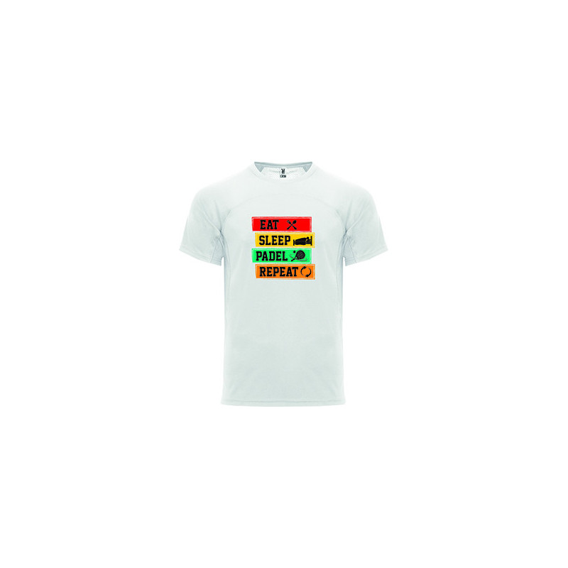 T-shirt - "Eat Sleep Padel Repeat"