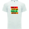 T-shirt - "Eat Sleep Padel Repeat"