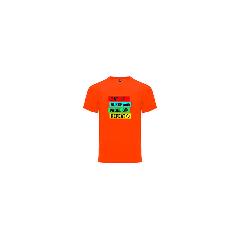 T-shirt - "Eat Sleep Padel Repeat"