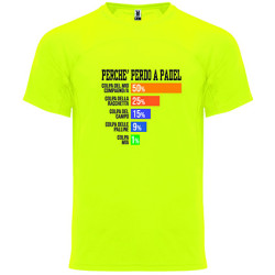 T-shirt - "Perché perdo a padel"