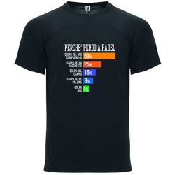 T-shirt - "Perché perdo a padel"