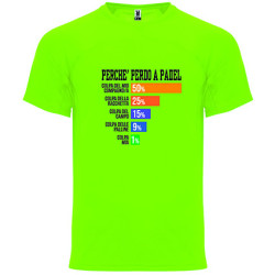 T-shirt - "Perché perdo a padel"