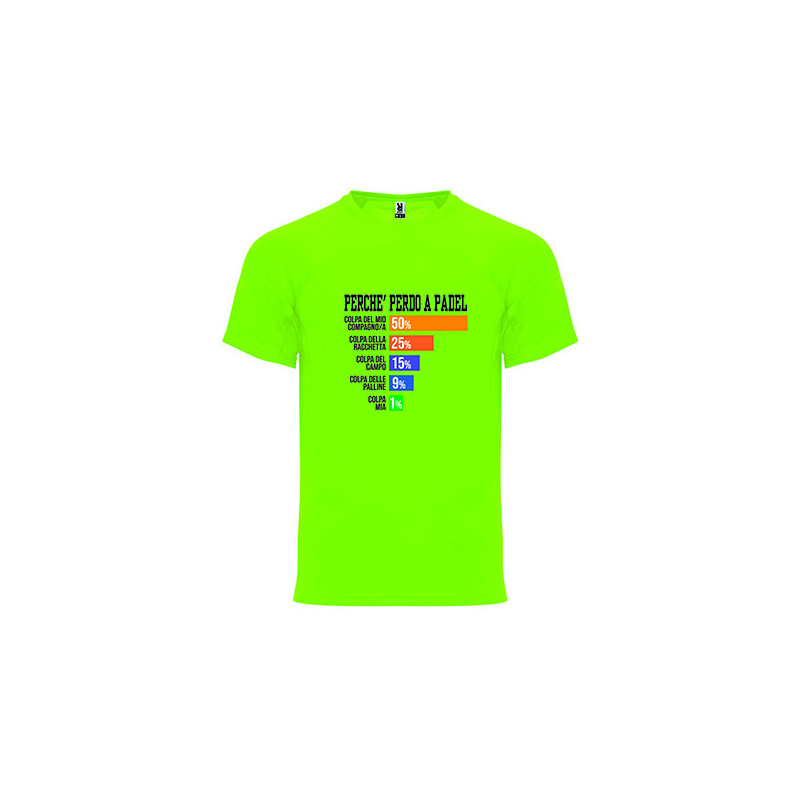 T-shirt - "Perché perdo a padel"