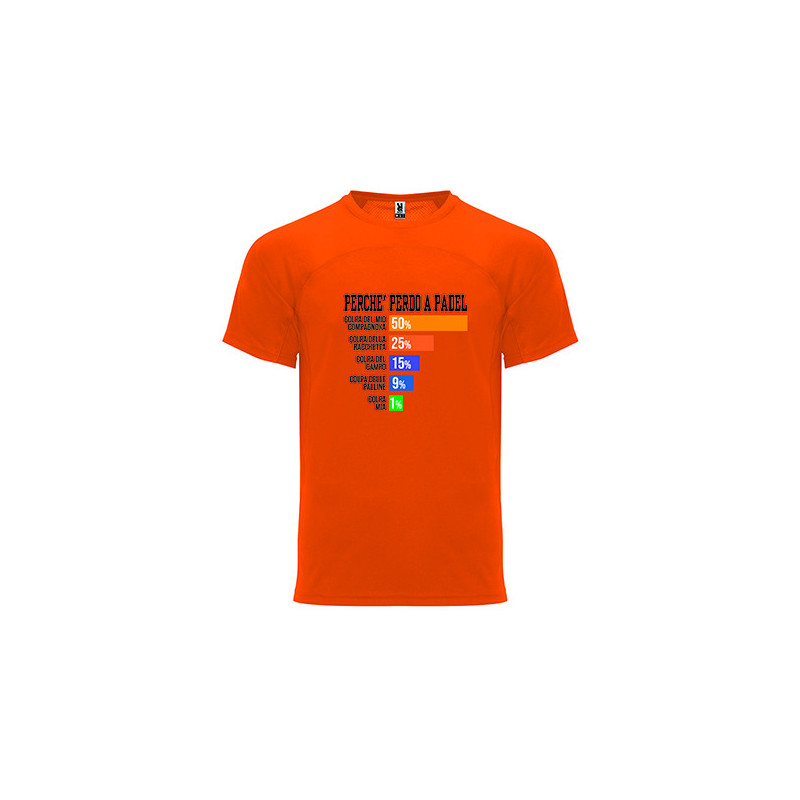 T-shirt - "Perché perdo a padel"