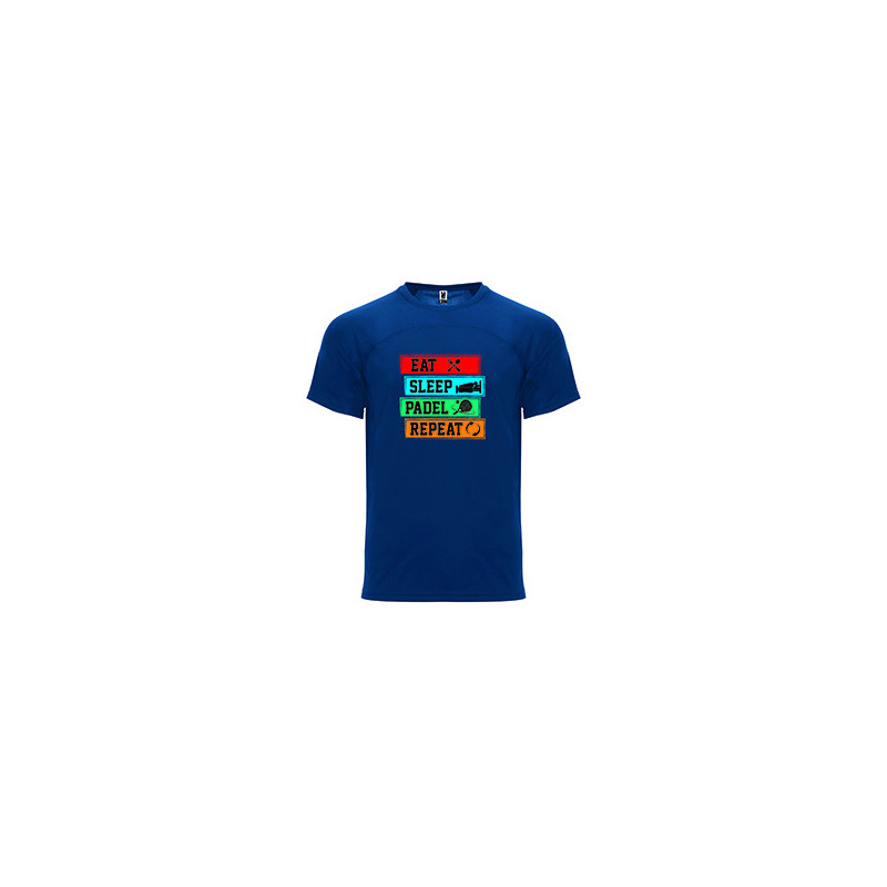 T-shirt - "Eat Sleep Padel Repeat"