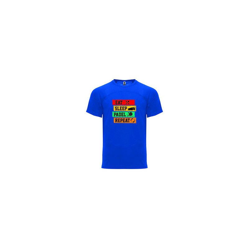 T-shirt - "Eat Sleep Padel Repeat"