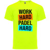 T-shirt - "Work Hard Padel Hard"