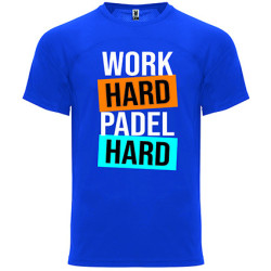 T-shirt - "Work Hard Padel Hard"