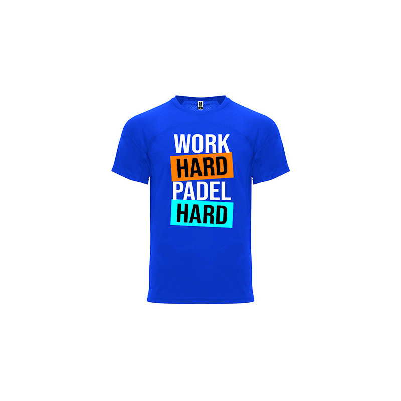 T-shirt - "Work Hard Padel Hard"