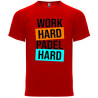 T-shirt - "Work Hard Padel Hard"