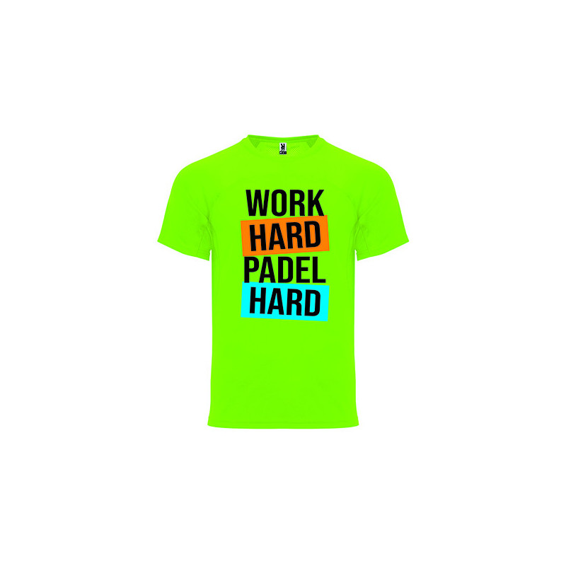 T-shirt - "Work Hard Padel Hard"