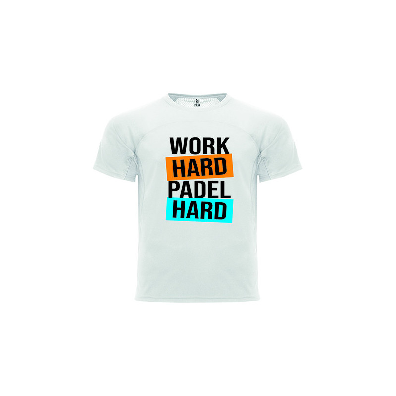 T-shirt - "Work Hard Padel Hard"