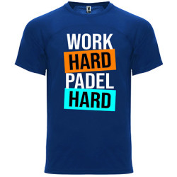 T-shirt - "Work Hard Padel Hard"