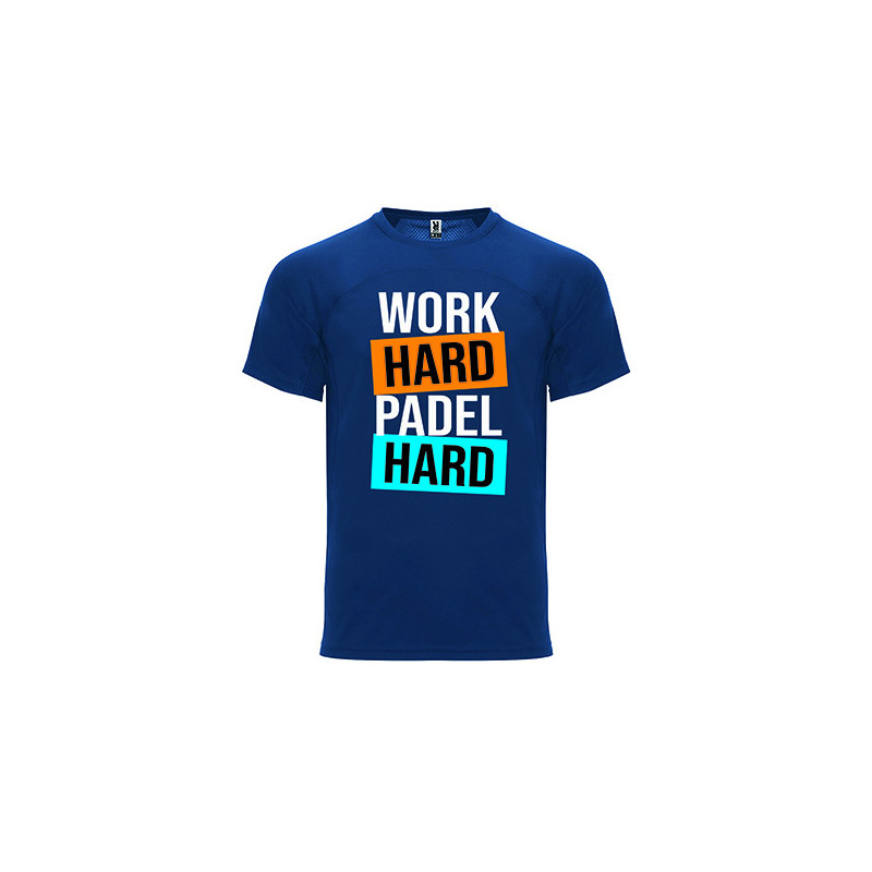 T-shirt - "Work Hard Padel Hard"