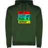 Felpa con capuccio - "Eat Sleep Padel Repeat"